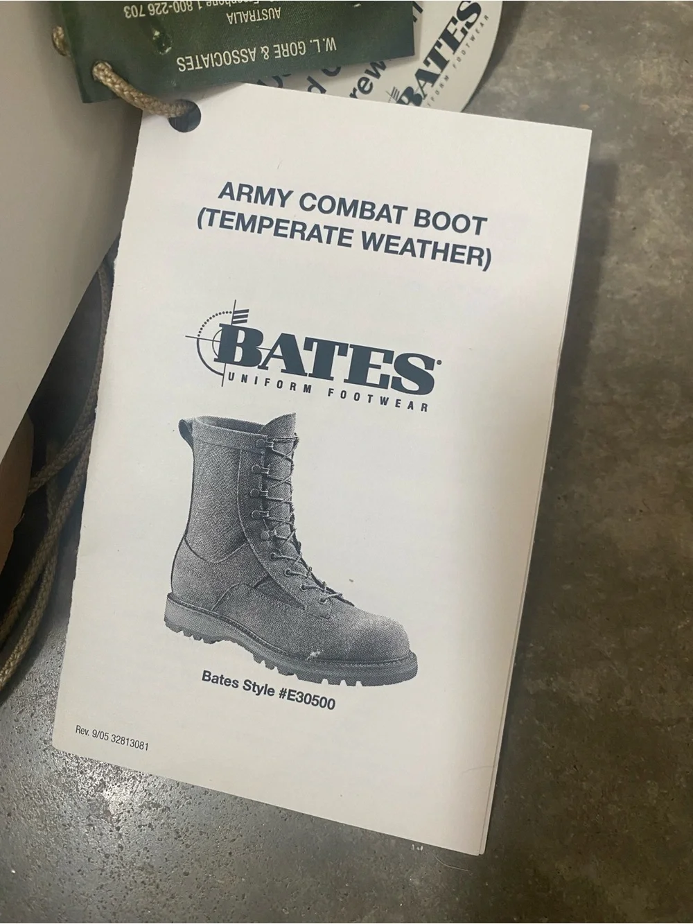 Bates combat boots